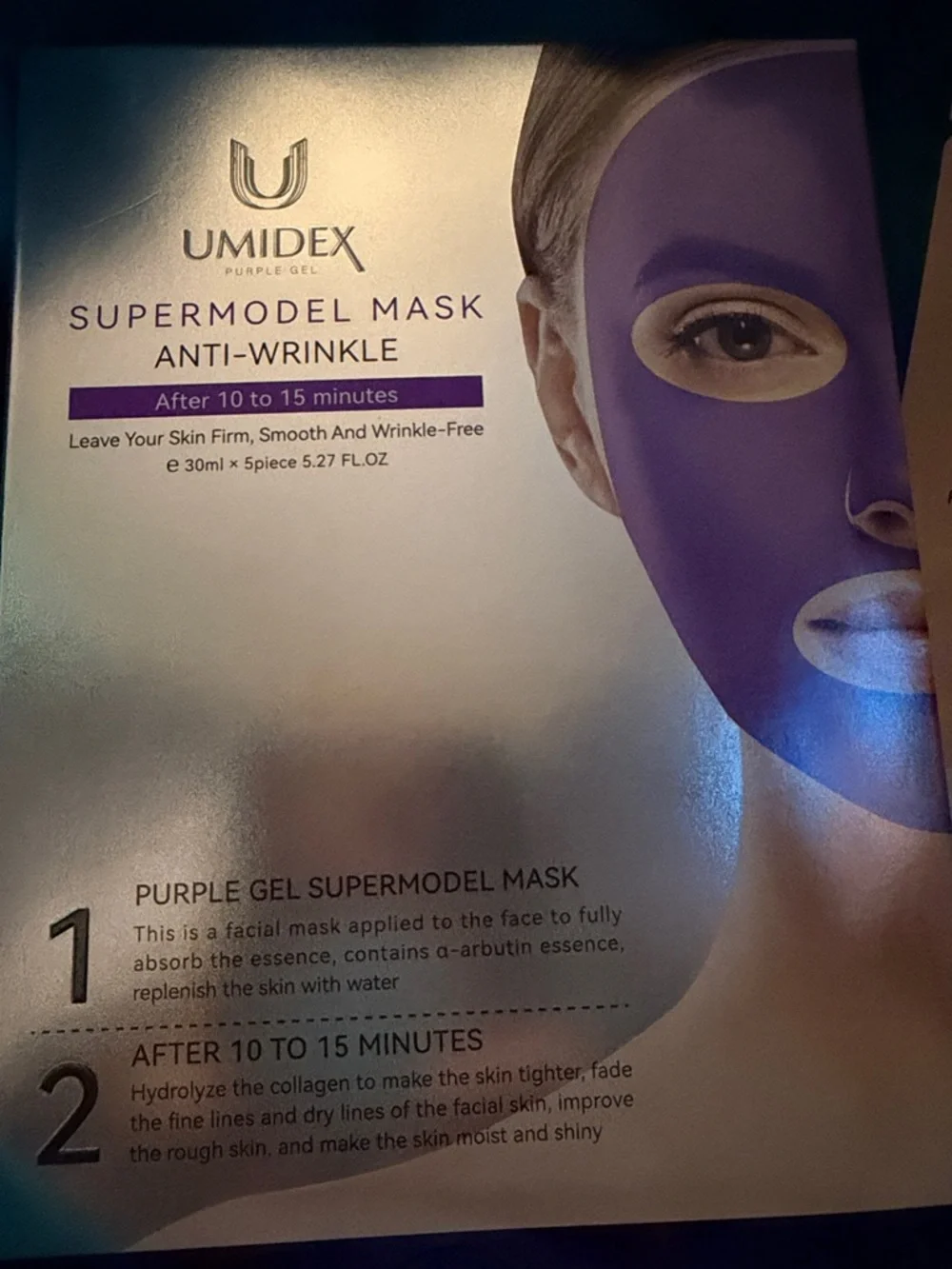 Peace Out -Overnight Bio-Collagen Recovery Mask 
& Umidex - supermodel mask. - Picture 3 of 4